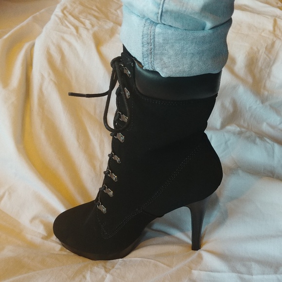 daylene stiletto hiker boot